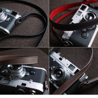 สำหรับ Leica M3 M6 M9 M10โซนี่นิกอนแคนอนฟูจิชนิดรูสายคล้องกล้องหนังแท้ Guteng