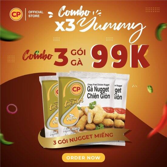 Combo x3 yummy - combo 3 gói gà chiên cùng loại siêu rẻ, siêu tiện lợi - ảnh sản phẩm 3