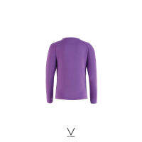 KIDS COLLECTION  PURPLE  RASH GUARD TOP SS2023 ชุดว่ายน้ำเด็ก แขนยาว ผ้าหนา สีม่วง กัน UV UPF 50+