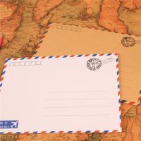 10pcs/pack 17.5x12.5cm Post Paper Envelopes  White Kraft Color Air Mail Letter Envelope Fishing Reels