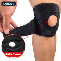 【hot】！ 1Pc Knee Brace Open-Patella Stabilizer Support Adjustable Anti-Slip for Outdoor Sport Arthritis Pain Injury Recovery