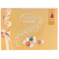 Lindt ลินด์ลินดอร์ช็อกโกแลตรวมรสสอดไส้ทรัฟเฟิล 168 กรัม