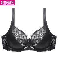 [A Motion045] Sujetador Con Perspectiva De Encaje Para Mujer Lencería Sexy Con Aros Bordados Florales Bralette De Talla Grande C D E 80 85 90 95 100 105