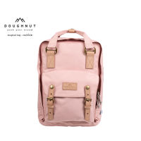 DOUGHNUT BAG : MACAROON CLASSIC REBORN SERIES : PINK : กระเป๋าโดนัทน้ำหนักเบา หนังแท้รีไซเคิล กันน้ำได้ ( รหัสสินค้า 05554 )