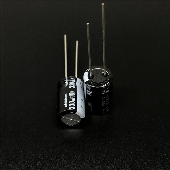 5pcs-50pcs-330uf-16v-nichicon-kl-10x16mm-16v330uf-low-leakage-current-aluminum-electrolytic-capacitor