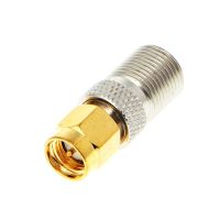 SMA Female To Type F Female Plug Straight RF Coaxial Adapter Connector Converter Electrical Connectors