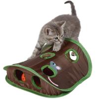 Cat Tunnel Foldable Pet Cat toys Educational Toys Mouse Hole Cats Catch Funny Ball Bells Pet Supplies Toys