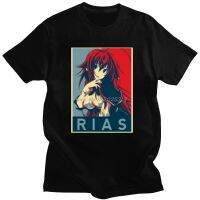 ที่มีคุณภาพดีผู้ชายเสื้อยืดที่ร้อนแรงที่สุดโรงเรียนมัธยม Dxd - Rias ทีมเสื้อยืดสีดำเยาวชนฮาราจูกุ The Eldertee อะนิเมะผู้ชายเสื้อยืดฤดูร้อน Streetwear ท็อปส์ขนาดใหญ่