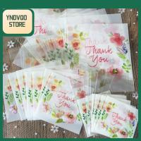 YNDVQO STORE 100pcs 4 Sizes ใหม่ อุปกรณ์ปาร์ตี้ ของชำร่วยงานแต่งงาน ถุงขนม ขอบคุณ กาวในตัว แพ็คเกจคุกกี้