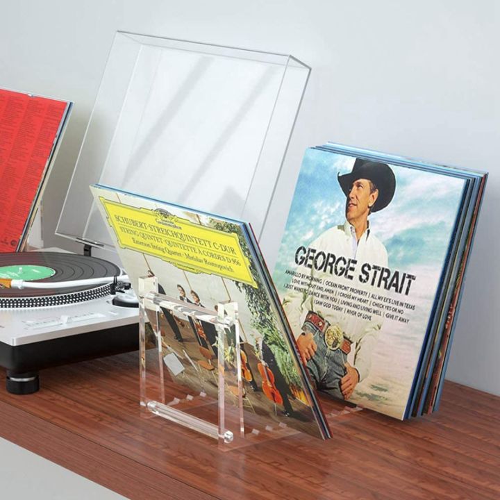 2x-clear-vinyl-record-stand-holder-for-desktop-album-storage-acrylic-vinyl-record-shelf-display-50-lps
