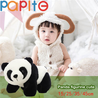 PAPITE Size 15/25/35/45cm Cute Soft Panda Plush Stuffed Doll Toys for Children Girls Lovers New Year Christmas Birthday Valentines Day Gift