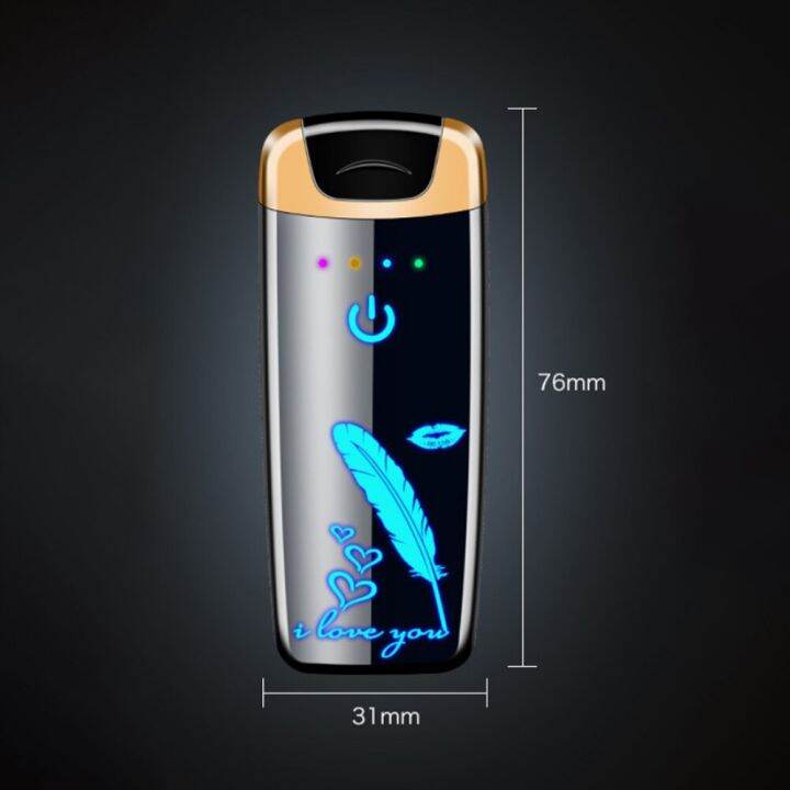 zzooi-electric-windproof-metal-usb-lighter-creative-touch-sensing-dual-arc-charging-electronic-plasma-lighters-gift-for-men