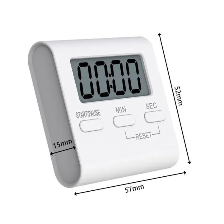 Kitchen Timer Magnetic Digital Cooking Baking Countdown Alarm Clock ...