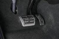 สำหรับ-2023 Porsche Macan S Turbo GTS อุปกรณ์เสริมไม่มีเจาะเหล็กแก๊สเบรค Accelerator Pedal Pad Cover