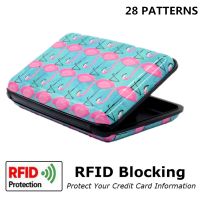 【CW】♘  PURDORED 1 Pc 13 Patterns Cartoon Card Holder Aluminum Business Credit Wallet Tarjetero