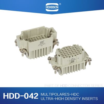 Industrial rectangular heavy duty connector HDC HDD 042 core 10A 250V waterproof aviation plug