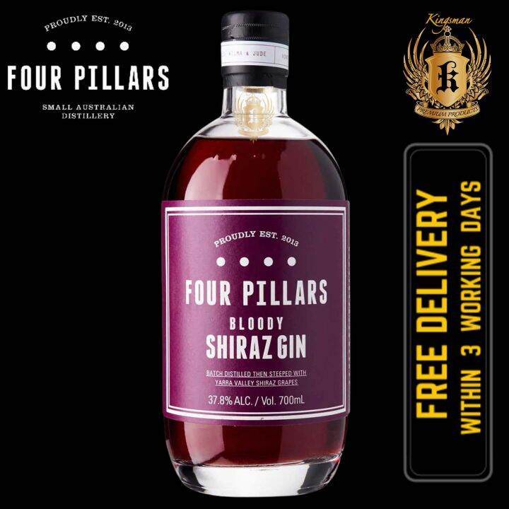 Four Pillars Bloody Shiraz Gin 700ml Lazada Singapore
