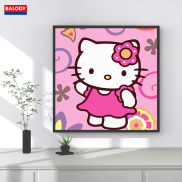 Hello Kitty 20x20cm balody canvas painting by numbers Numbers Numbers oil