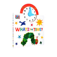 The World of Eric Carle What s the Time? Paperboard clock operation book time cognition learning grandpa ericals hungry caterpillar very hungry caterpillar