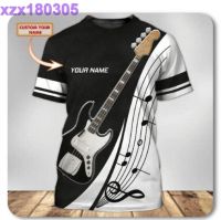 Rock Music Guitar 3D Tshirt summer Men/Women T shirt Fashion T-shirt Casual Tee shirt