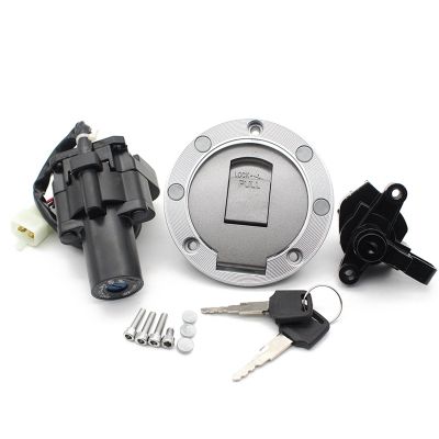 Ignition Switch Fuel Tank Cap Lock with Keys for Yamaha YZF600R YZF1000R XJR 1200 XJR1300 XJR400