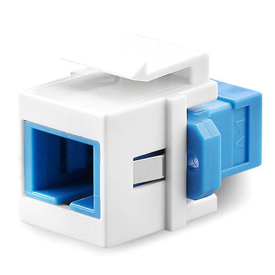 yizhuoliang Keystone JACK SC Fiber Optic MODULE ADAPTER SC F/F Keystone MODULE Coupler สำหรับ Wall PANEL Terminal BLOCK PANEL MOUNTING BOX ADAPTER