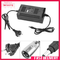 Imixcity ที่ชาร์จจักรยานไฟฟ้าแบบพกพา36V/1.8a,ที่ชาร์จแบตเตอรี่สมาร์ทประสิทธิภาพมั่นคง (ปลั๊ก Eu 110V-240V)