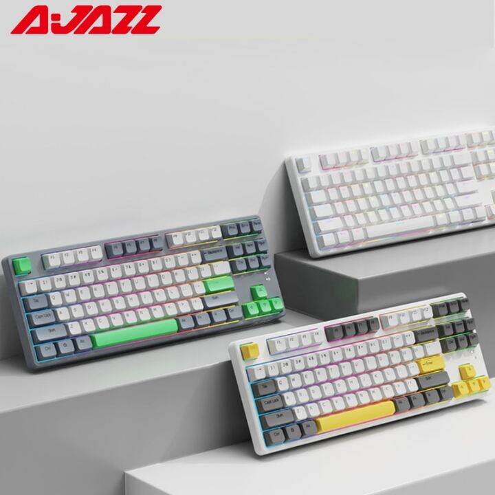 AJAZZ AK873 Hot Swap Mechanical Keyboard 87 Keys Bluetooth Wireless