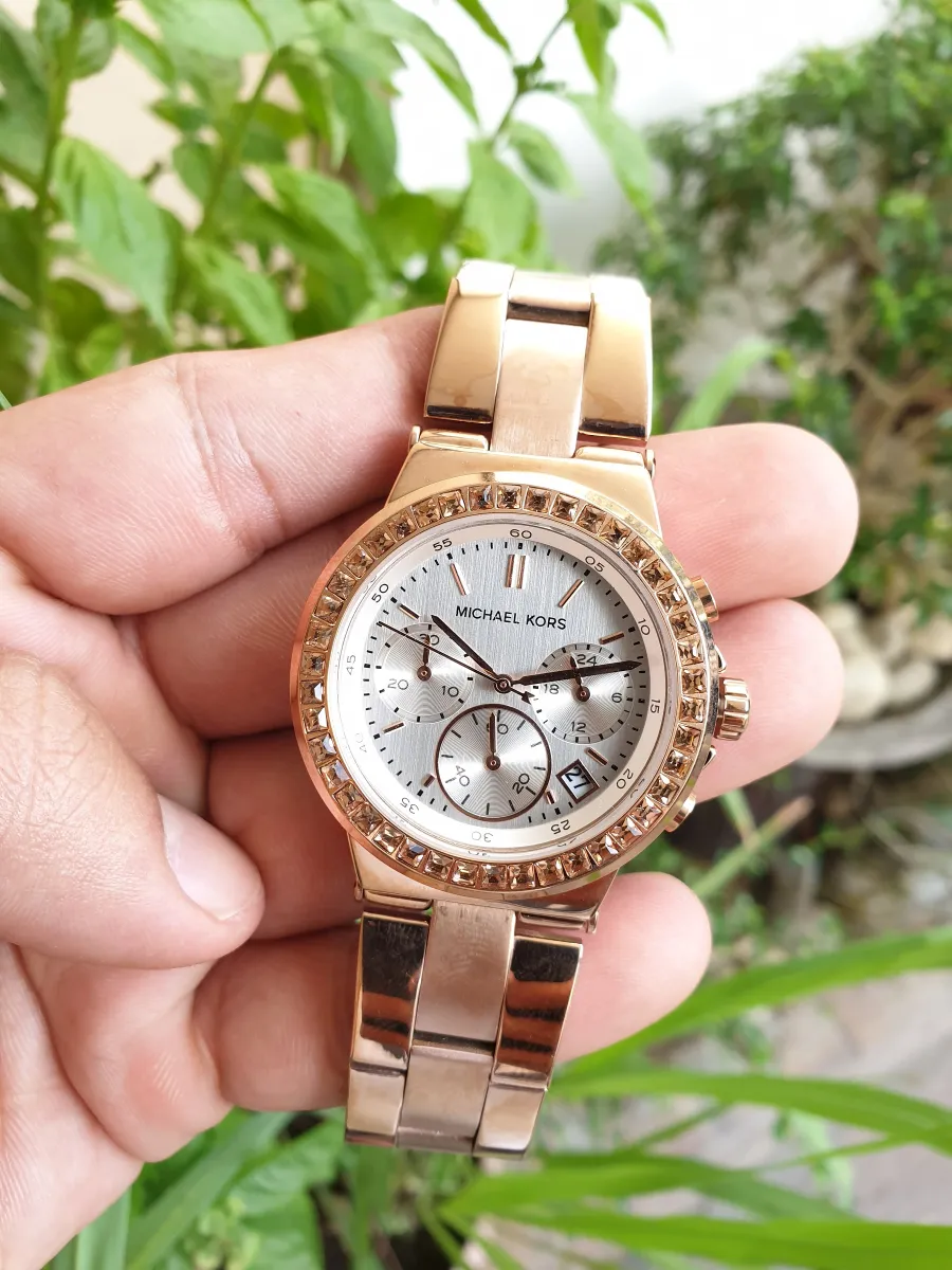 Michael Kors Darci 3 Hand Watch with Glitz Accents 39MM Gold 39mm  MK3191  Darci  Michael Kors Amazonae Fashion