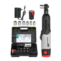 18V Electric Ratchet Wrench Cordless Screwdriver 38 Wrench Set Removal Screw 6000mAh Battery Hand Drill Car Repair Power Tool