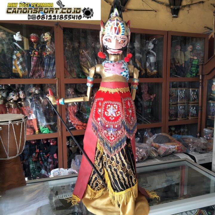 Wayang Golek Bima Ukiran Super Standar Dalang Ukuran 80cm | Lazada ...