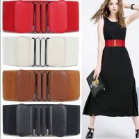 【CW】■  Stretchy Wide Waist Ladies Elastic Cummerbund with Pin Buckle Stretch Fashion Cinch Belts Female Waistband