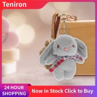 Teniron จี้แรบบิทวางพวงกุญแจตุ๊กตาน่ารักแหวนแหวนคีย์ Creative Creative Pendant