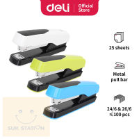 Deli 0427 Stapler เครื่องเย็บกระดาษ 25 หน้า ที่เย็บกระดาษ แม็กซ์ แม็ค แม็ก ที่เย็บเอกสาร