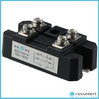 RUSSELLERT 100A วงจรเรียงกระแสของสะพาน 1600โวลต์ MDQ100A วงจรเรียงกระแสเฟสเดียว อุปกรณ์อิเล็กทรอนิกส์อิเล็กทรอนิกส์ 4พิน ไดโอดคลื่นเต็มรูปแบบ แหล่งจ่ายไฟฟ้า