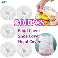 【CC】 Disposable Food Cover Grade Elastic Plastic Wrap Saver Lids Shoe Shower Headgear Bowls Caps Dust