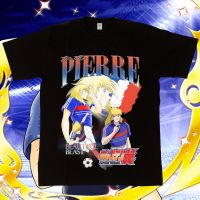 เสื้อยืด พิมพ์ลายการ์ตูน Elle Sid Pierre France Captain Tsubasa World Cup Homage Series สําหรับผู้ชาย_02