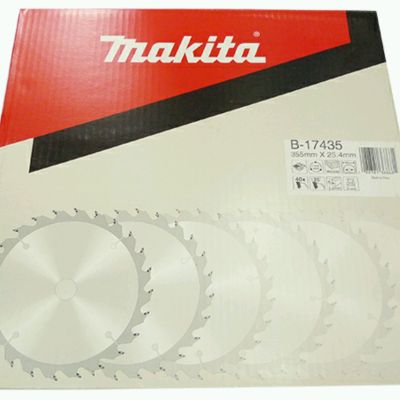 Makita accessories   blade saw for wood size 355MM* 25.4MM*3.2 MM *40T part no. B-17435 ใบเลื่อยวงเดือน ฟันคาร์ไบค์  ตัดไม้. ขนาด  14 นิ้ว รู 25.4 มิล หนา 3.2 มิล  จำนวนฟัน 40 ฟัน