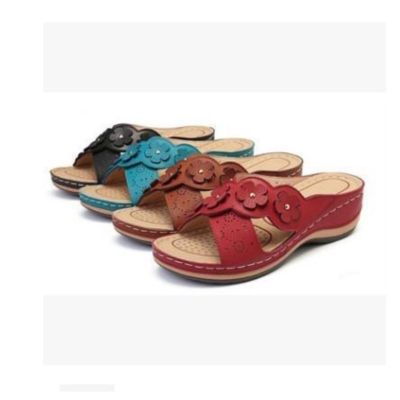 รองเท้าแตะผู้หญิง Wedges Retro Breathable Casual Women Sandals