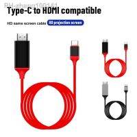 4K Type C To HDMI-compatible Adapter Cable USB-C Cable USB 3.1 To HDMI-compatible Adapter Cables For MacBook Huawei