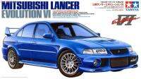 ชุดสร้างโมเดลพลาสติก1/24 Lancer Evolutionvi รถยนต์ของเล่นประกอบเอง Tamiya 24213โมเดลรถยนต์