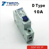 1P 10a D ประเภท240V/415V 50Hz/60Hz C45เบรกเกอร์ Mcb ขนาดเล็ก