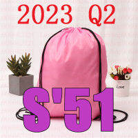 ล่าสุด2023 Q2 BAM 51 Drawstring กระเป๋า BAM51เข็มขัดกันน้ำกระเป๋าเป้สะพายหลังรองเท้าเสื้อผ้าโยคะวิ่งออกกำลังกายกระเป๋าเดินทาง