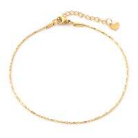 DoreenBeads 304ข้อเท้าเหล็กกล้าไร้สนิมหลากสีหยิกตะขอโซ่กุ้งล็อบสเตอร์โซ่ขยายเครื่องประดับข้อเท้าสำหรับผู้หญิง23.5ซม. LJL396ยาว
