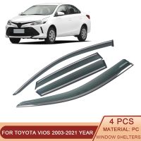 สำหรับโตโยต้า VIOS XP90 XP150 2005-2021ที่บังแดดหน้าต่างรถที่บังฝนชีลด์ที่บังแสงกระจกรถที่กำบังอุปกรณ์สติกเกอร์ภาพกรอบ