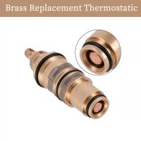 Thermostatic ผสมระบบฝักบัวน้ำทองเหลืองเปลี่ยน Thermostatic ตลับฝักบัวผสมวาล์วบาร์ชุดซ่อม