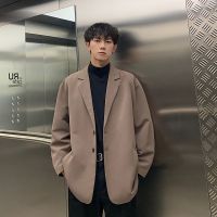 ZZOOI Privathinker 2023 Autumn New Mens Casual Suit Korean Style Solid Color Clothing Male Fashion Blazers New Brand Unisex Suit