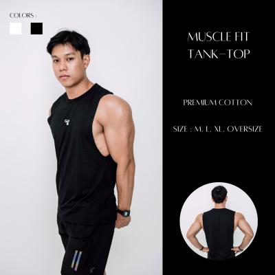 Gain365 Men Drop Armhole Cut เสื้อกล้ามเว้า Sleeveless Shirt เสื้อแขนกุดชาย เสื้อออกกำลังกายชาย เสื้อฟิตเนส เสื้อกีฬา เสื้อกล้ามกีฬา เสื้อกล้ามวิ่ง Men Gym Muscle Fitness Running Tank Athletic Vest