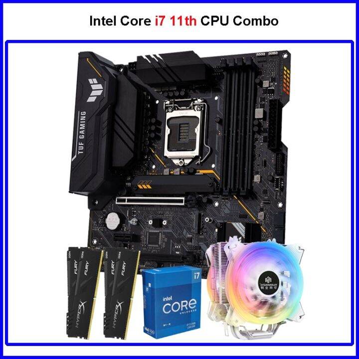 new-hot-suansi00613603236-a600พัดลมระบายความร้อน-cpu-i7หน่วยประมวลผล-intel-core-i5-11700k-11600kf-11400-4-8g-ram-32g-ddr4-b560m-plus-เมนบอร์ด-lga-1200-matx-พร้อม-wifi