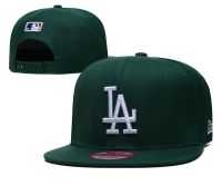 LA หมวกเบสบอลปักอักษร,หมวกปีกแบนแฟชั่นสีทึบหมวกฮิปฮอปสำหรับกลางแจ้งเล่นกีฬาหมวกกันแดด